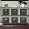 6 Pack Household Essentials 11" Fabric Storage Bins